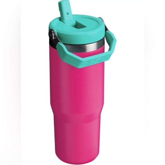 🎉LAST PIECE🎉Stanley Iceflow Flip Straw 30oz Tumbler Passion Pink - Picture 5 of 9